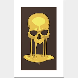 Melting Skull Posters and Art